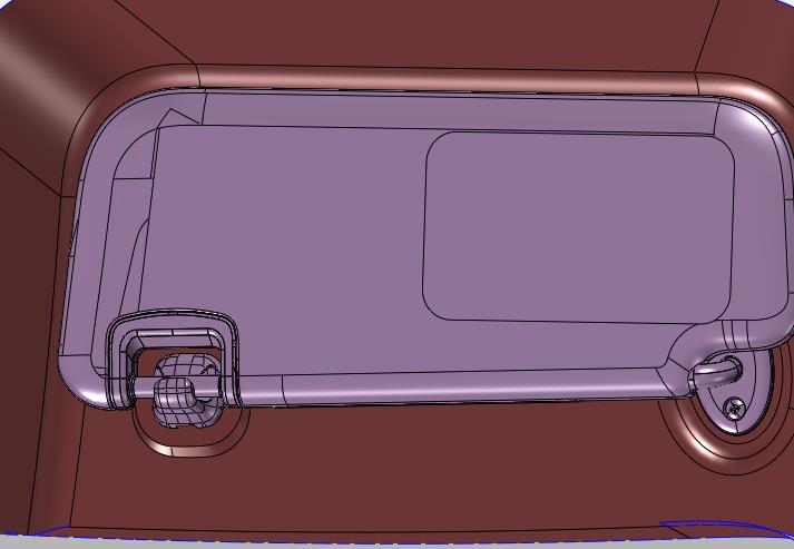 新能源电动车遮阳罩化妆镜