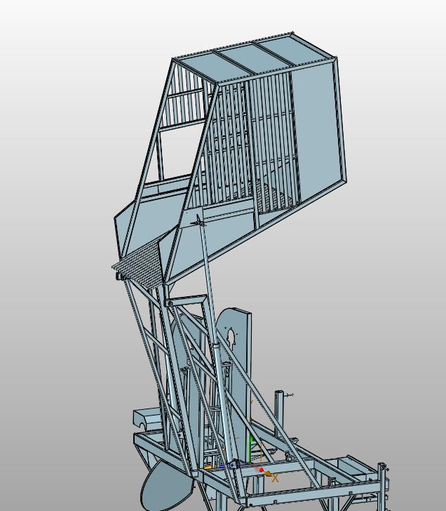 油缸翻斗自卸车举升装载机