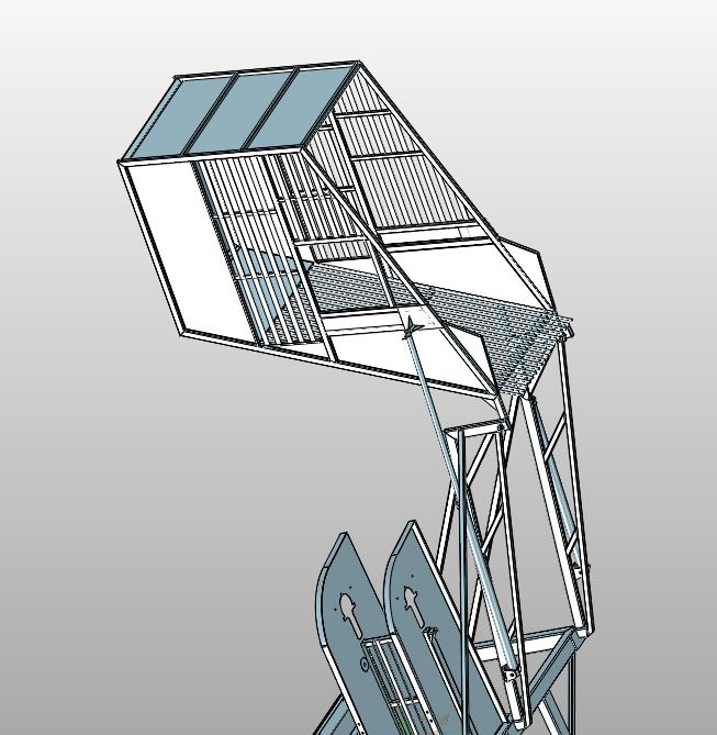 油缸翻斗自卸车举升装载机