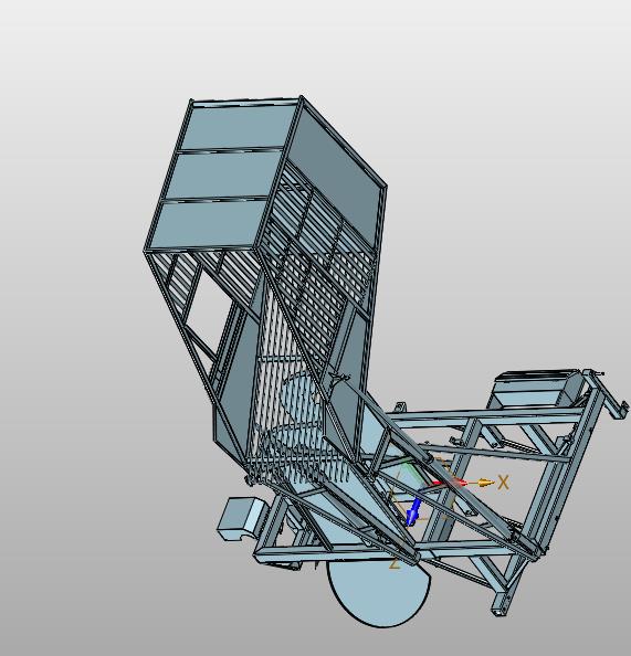 油缸翻斗自卸车举升装载机
