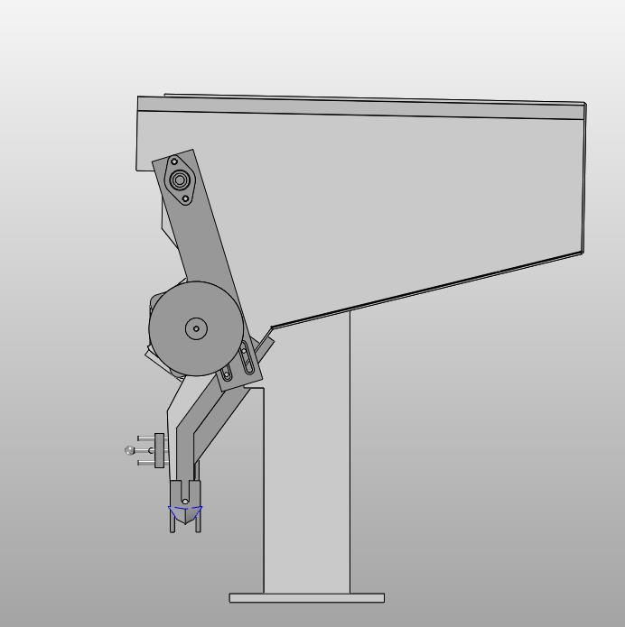 竹筷子排序落料设备