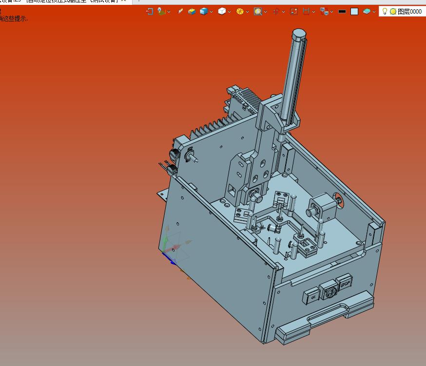 自动定位按压式高压空气测试设备