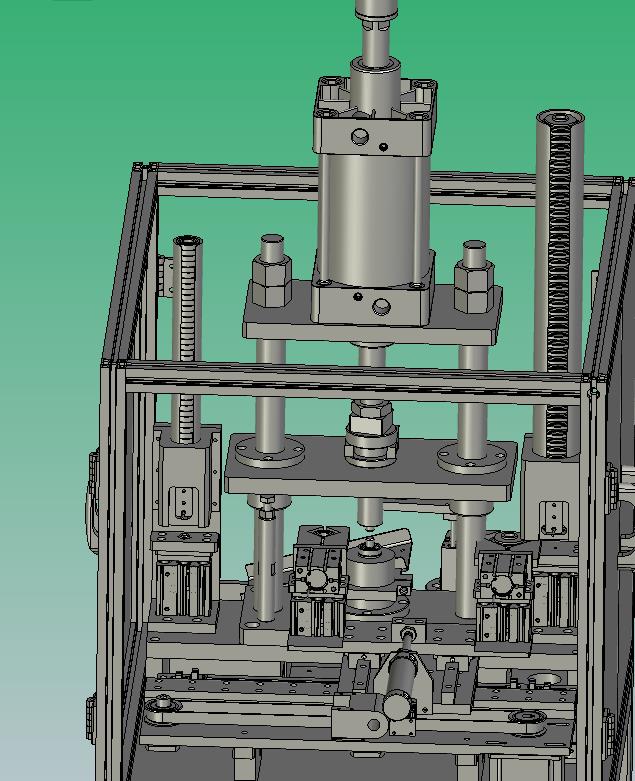 自动上料组装的轴承端盖压机