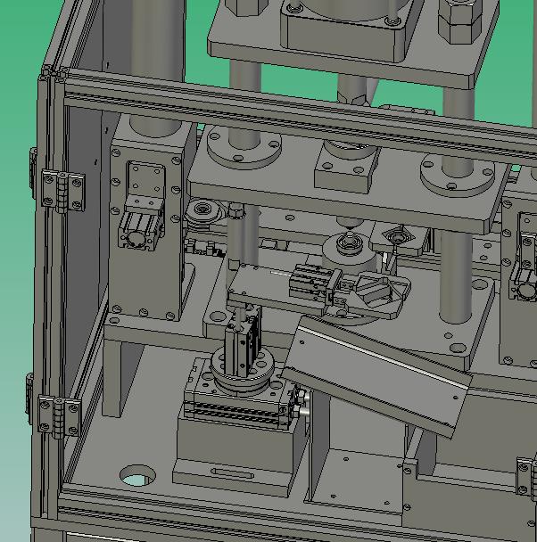自动上料组装的轴承端盖压机