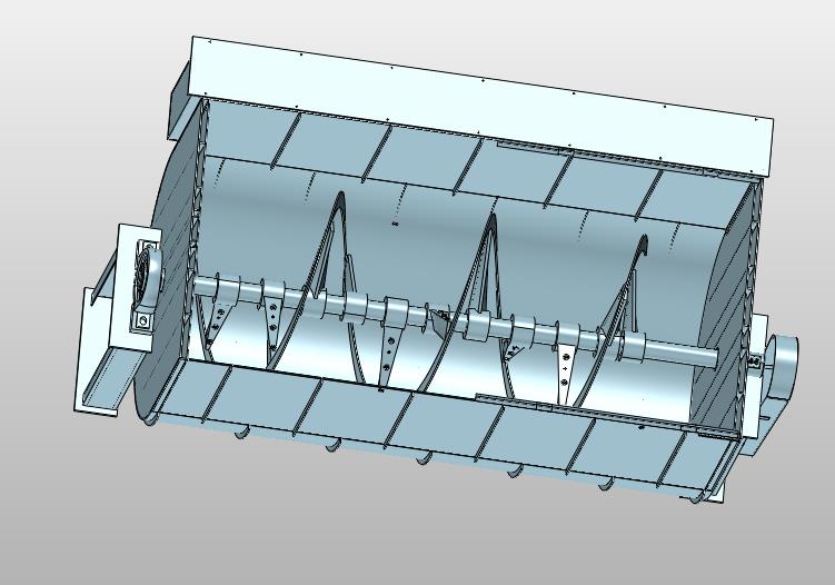 自动上下料翻斗螺旋搅拌机