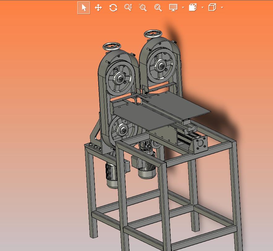 自动送料两侧带锯切割机