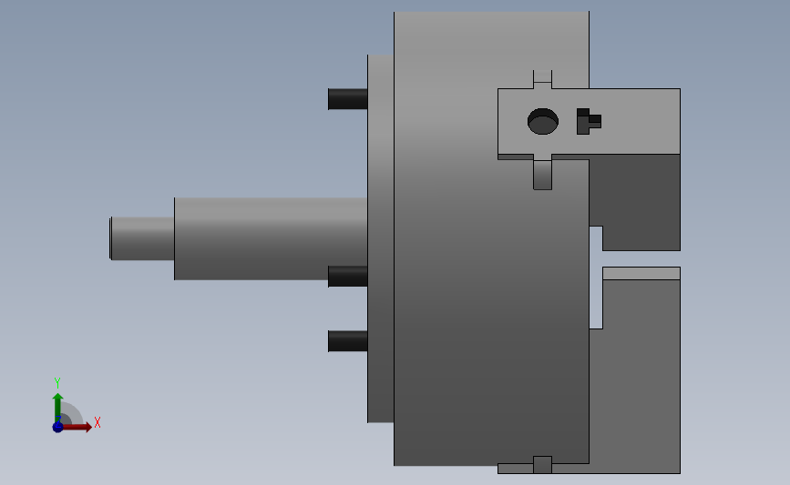 K56系列高速楔式动力卡盘[200] Solidworks 2018 模型图纸下载 – 懒石网