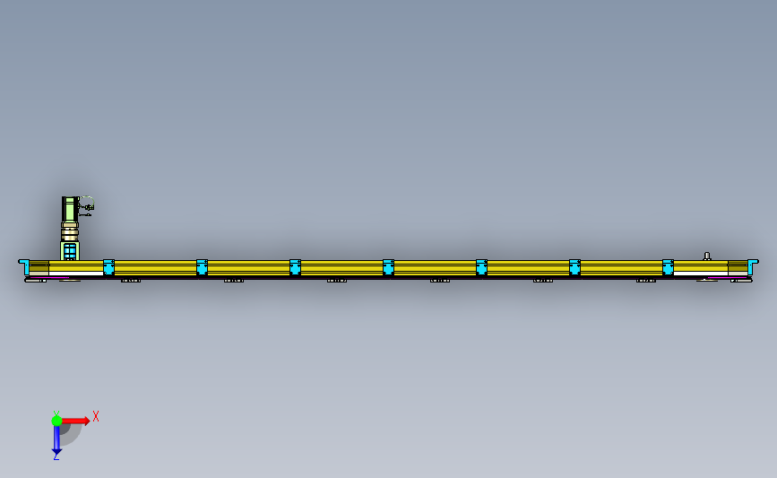 S14-20-链条-铝材框架椭圆形导轨