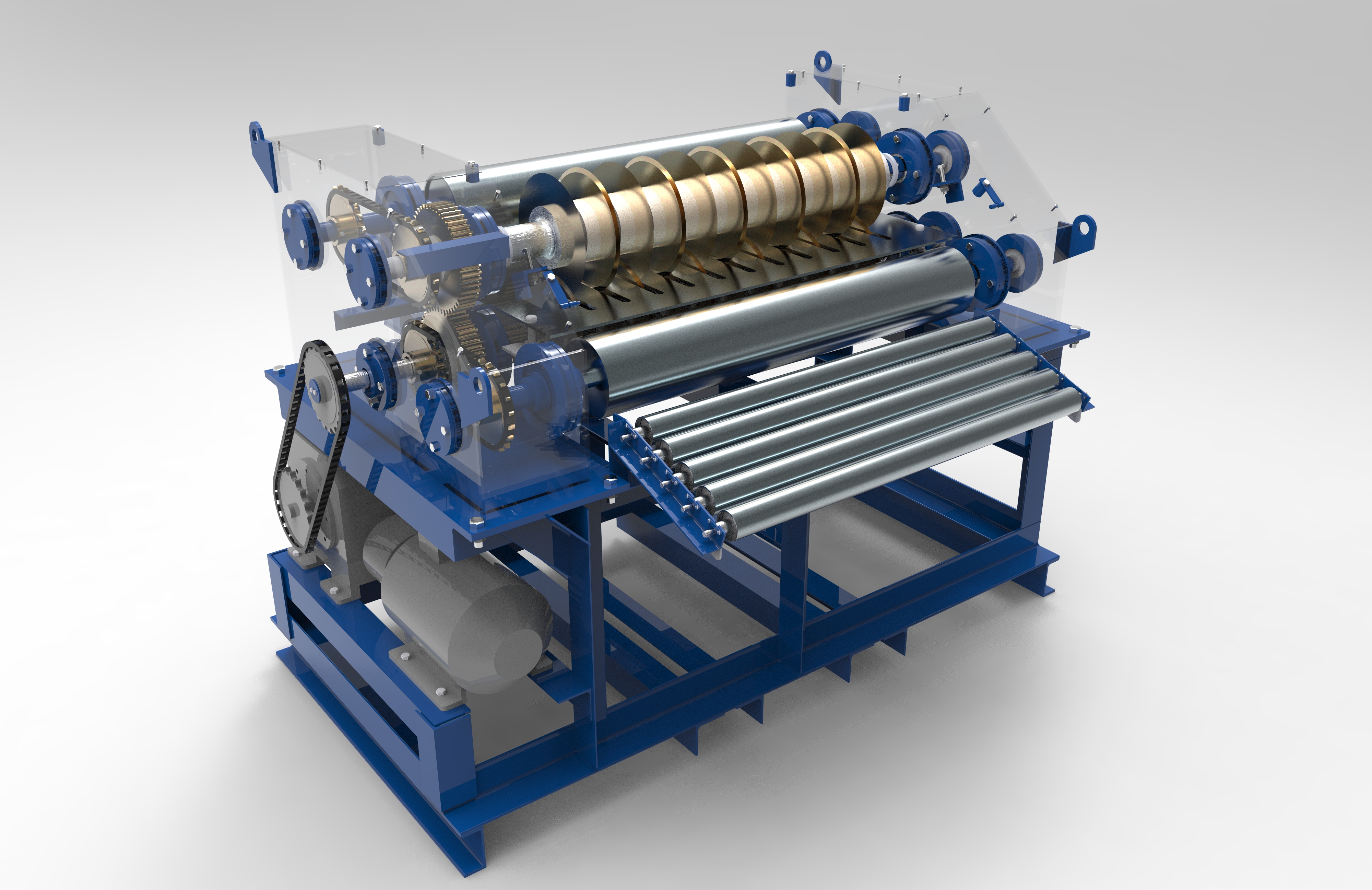 全自动橡胶切条机模型