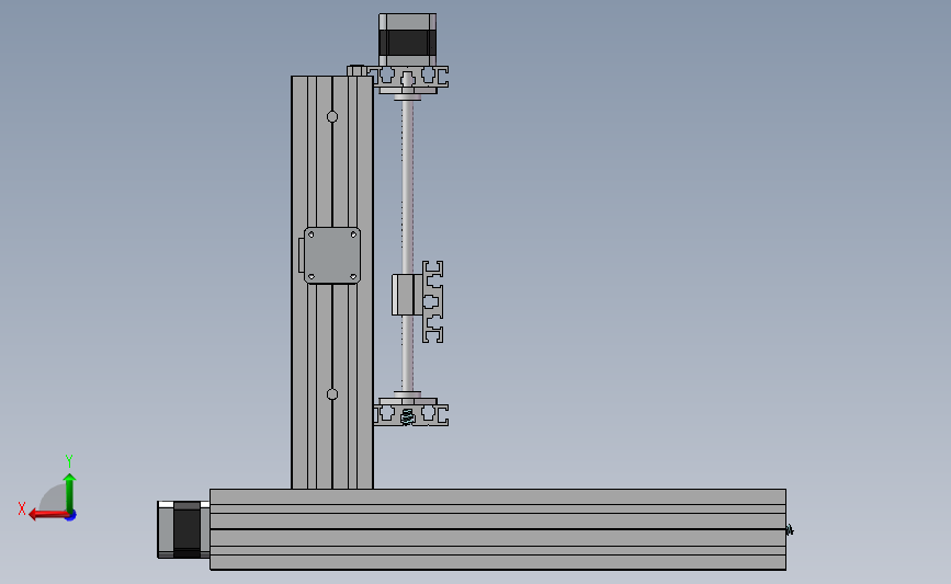 型材 CNC arduino 3D打印机 背面视图