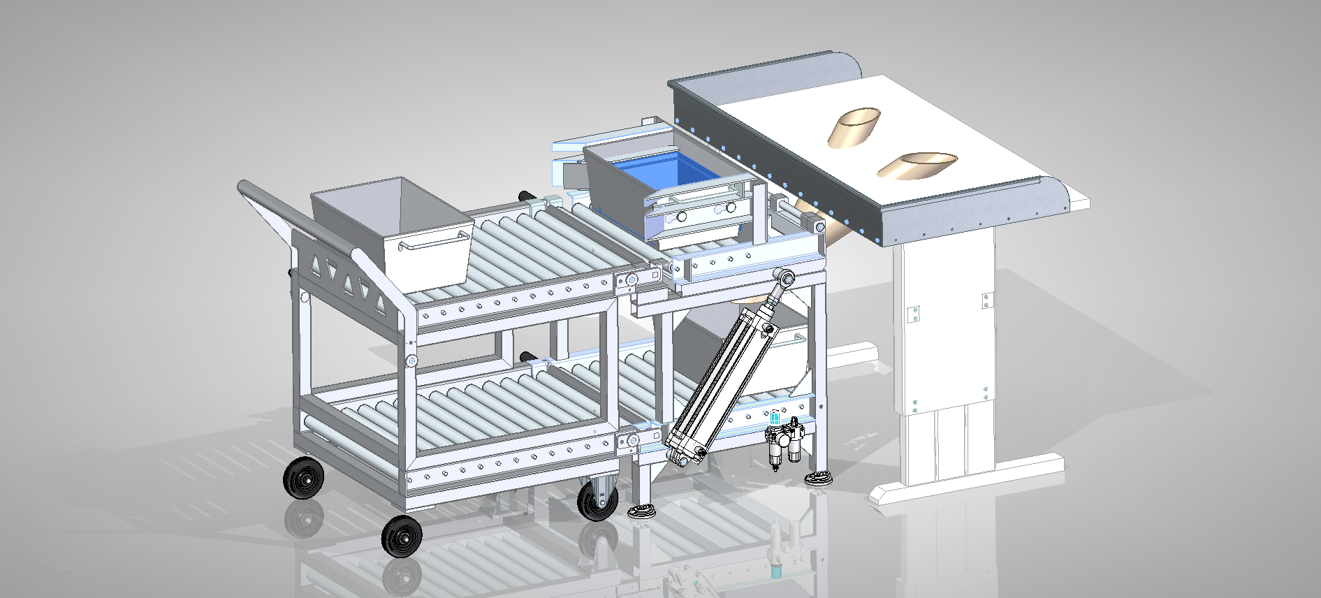 手动螺杆分拣系统