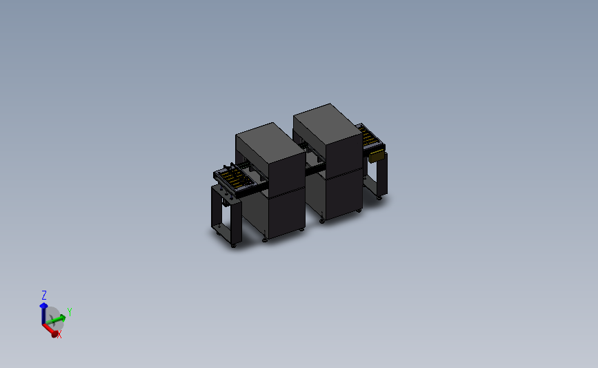 压胶壳装配线_SOLIDWORKS 2015_模型图纸下载 – 懒石网