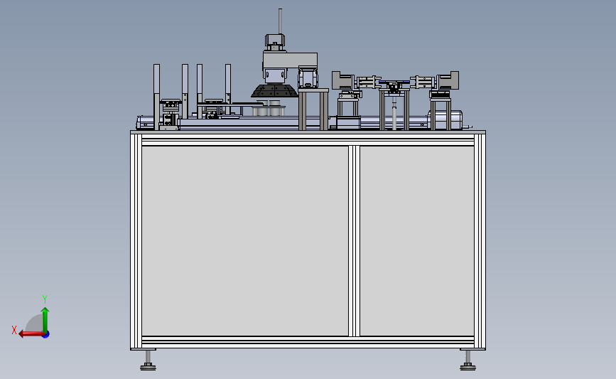 光学检测设备 背面视图