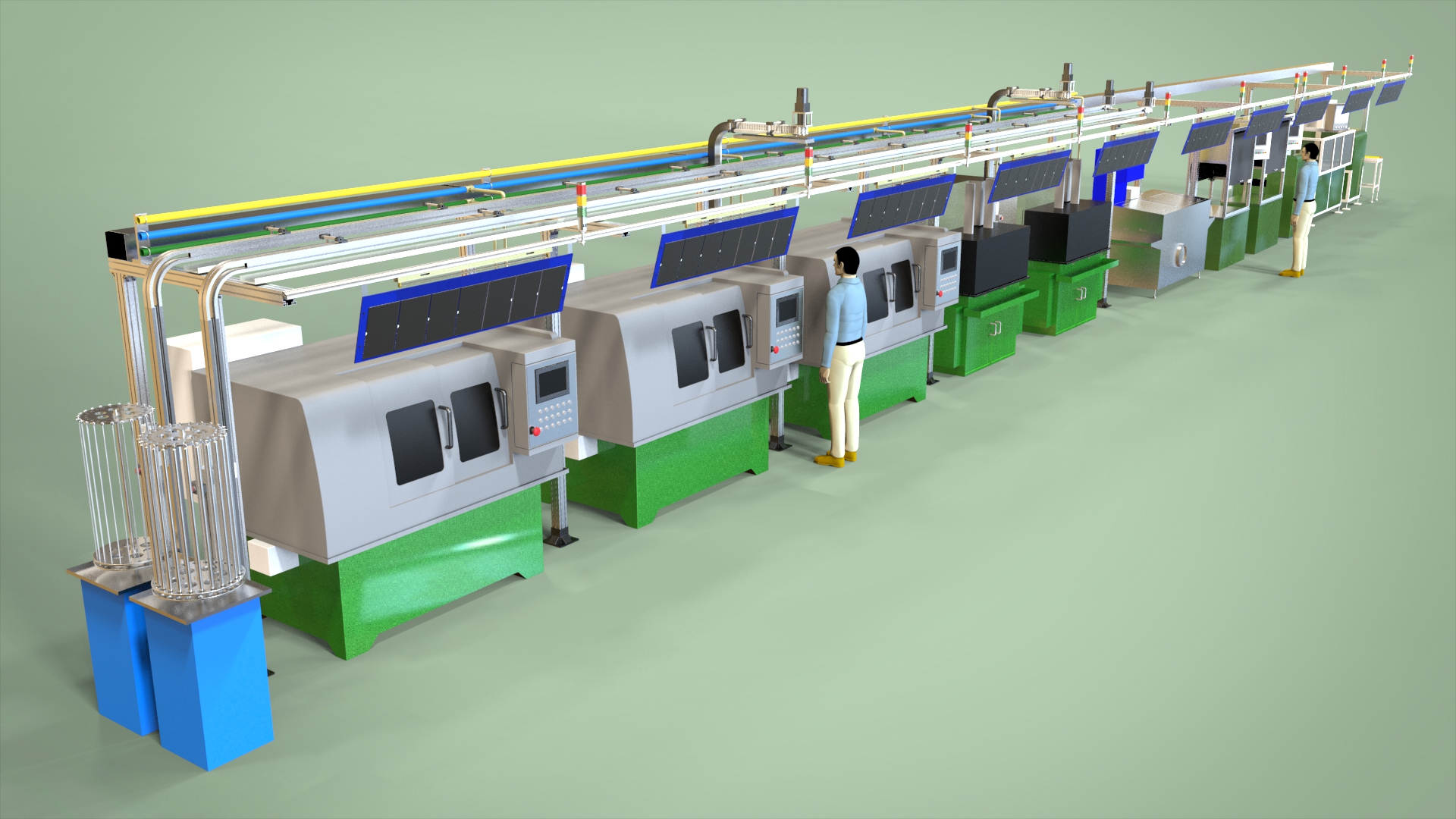 非标轴承试制生产线