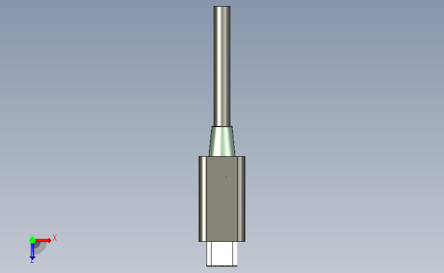 USB4.0接口线缆接头详细 俯视图