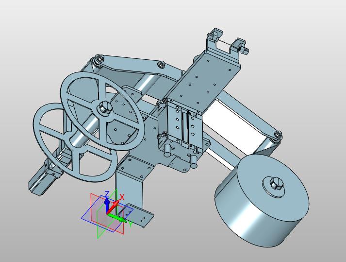 纤维布清胶夹持式擦胶装置