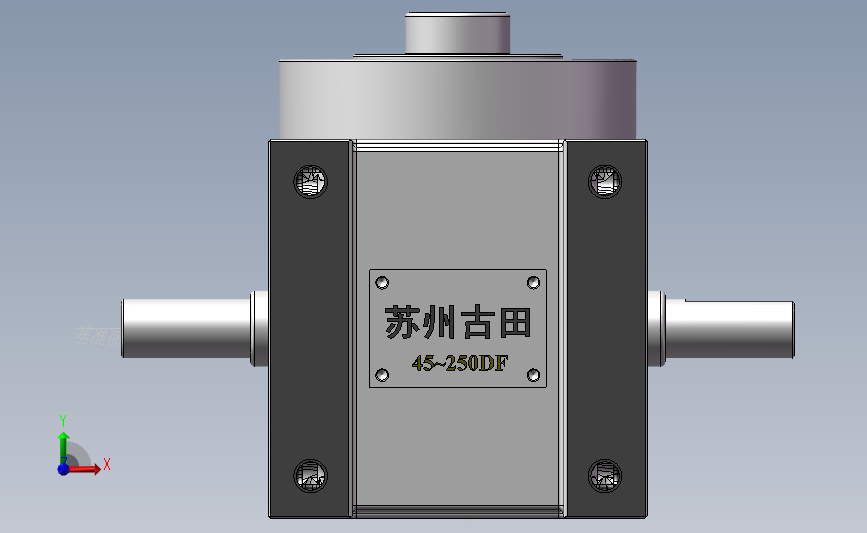 古田凸轮分割器45DF 正面视图