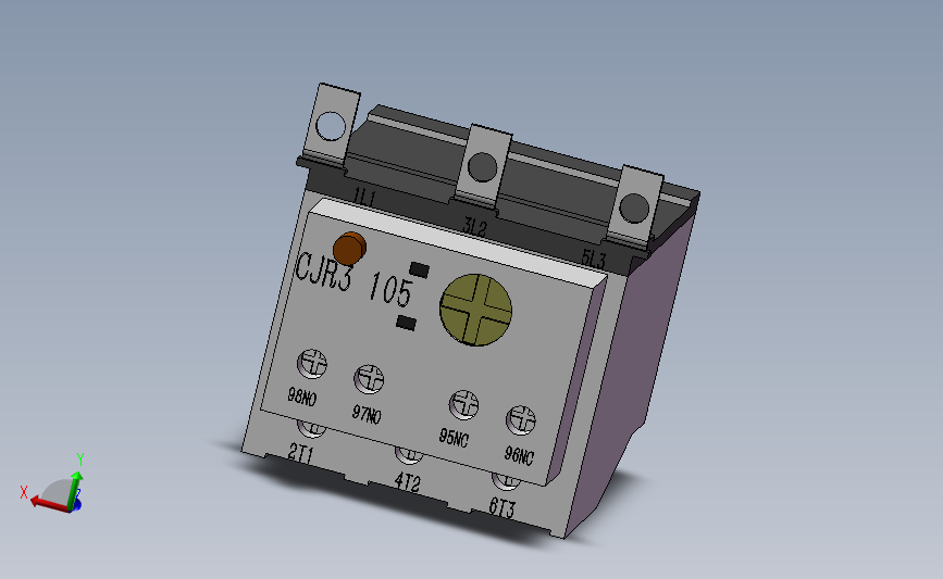 常熟热继电器_SOLIDWORKS 2013_模型图纸下载 – 懒石网