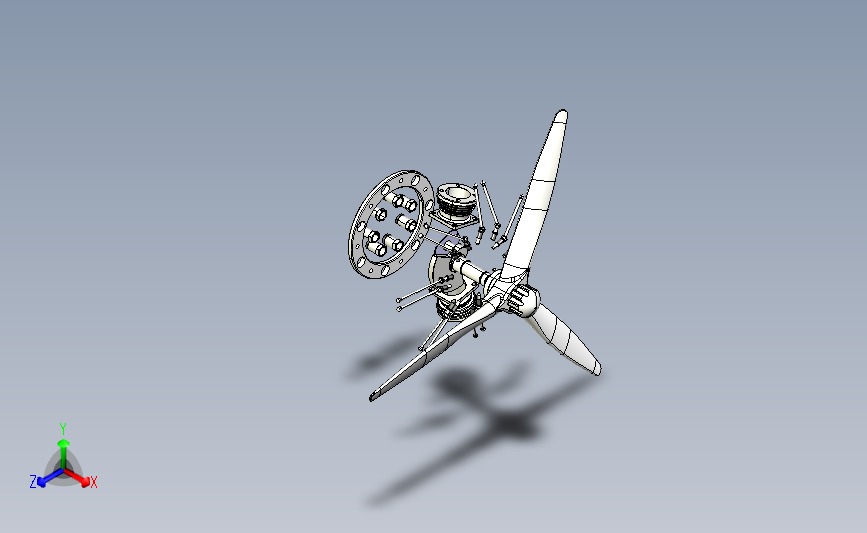 Radial Engine七缸星型引擎发动机