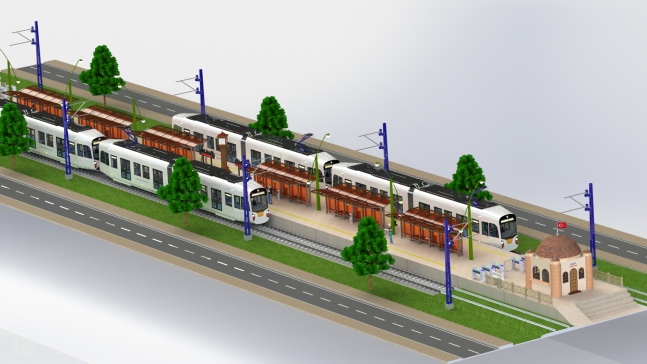 火车站模型
