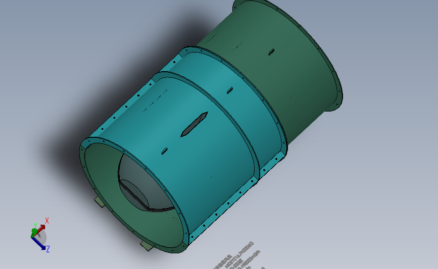 轴流风机3d模型