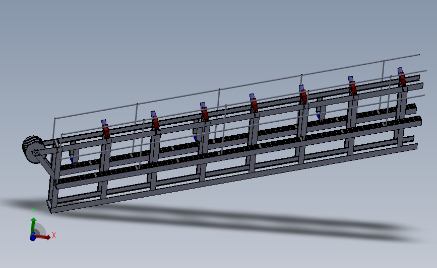 传送带 Solidworks 2010 模型图纸下载 懒石网