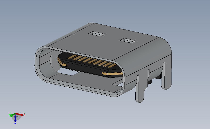 USB C 型端口（SMD 类型）