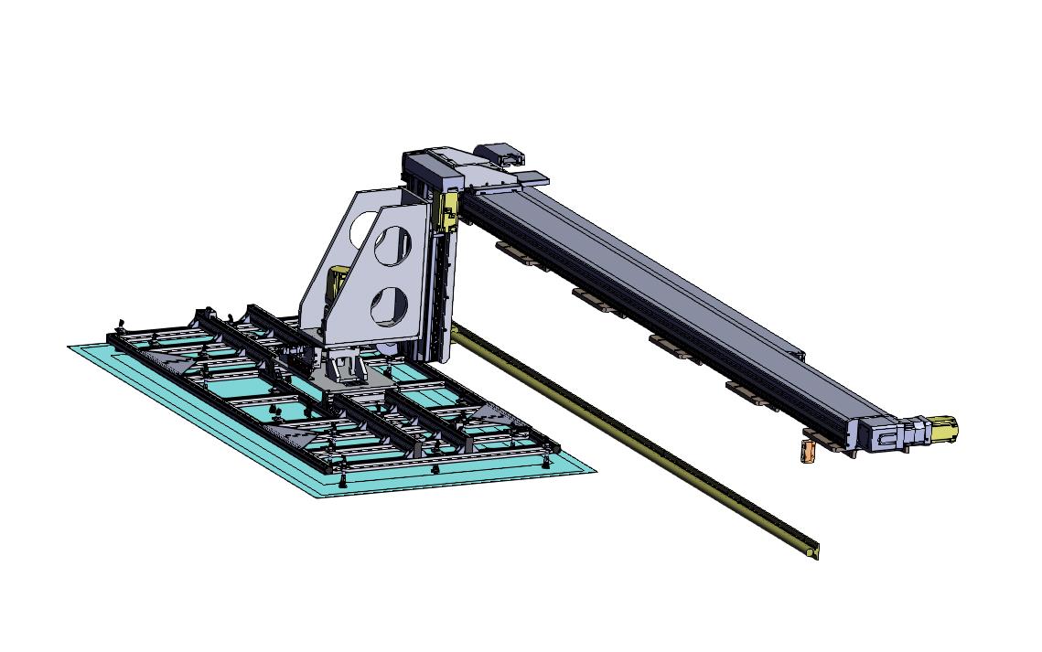 多吸盘大屏幕玻璃伺服横移机