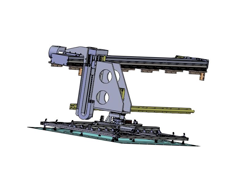 多吸盘大屏幕玻璃伺服横移机