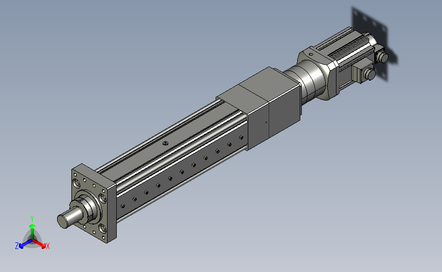 伺服电动缸A125-400-P10-FF-D-K_-P2000W&3000W-S3