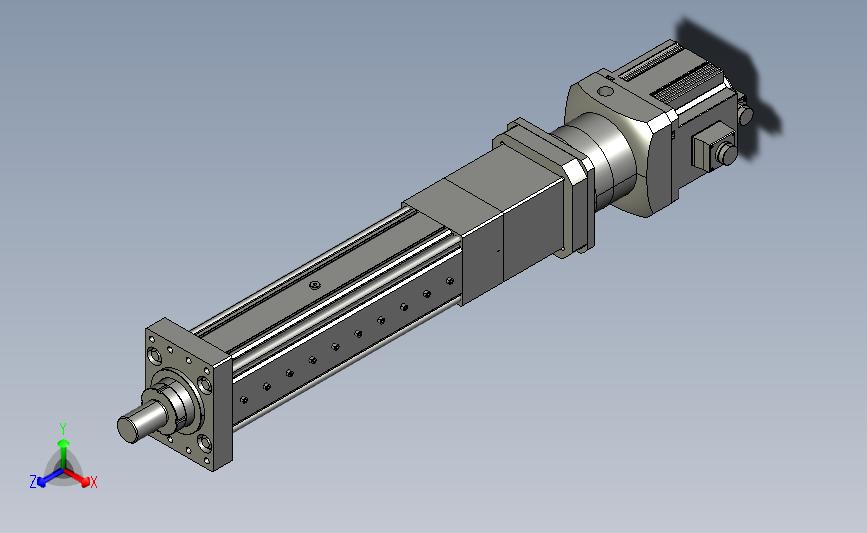 伺服电动缸A125-350-P10-FF-D-K_-P4000W&5000W-S3