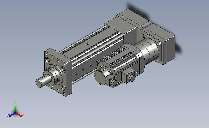 伺服电动缸A125-200-P10-FF-P-K_-P2000W&3000W-S3