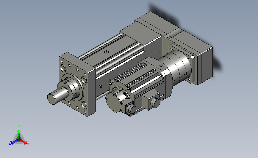 伺服电动缸A125-100-P10-FF-P-K_-P2000W&3000W-S3