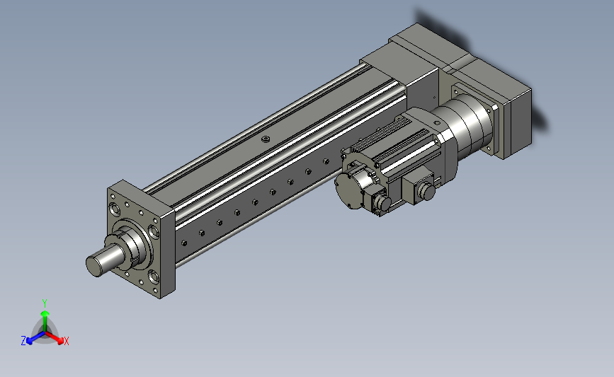 伺服电动缸A125-500-P10-FF-P-K_-P2000W&3000W-S3