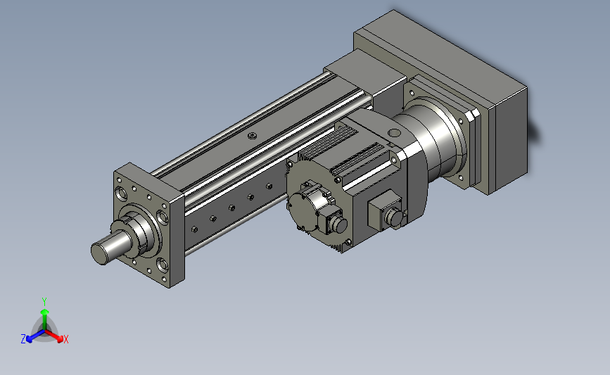 伺服电动缸A125-350-P10-FF-P-K_-P4000W&5000W-S3