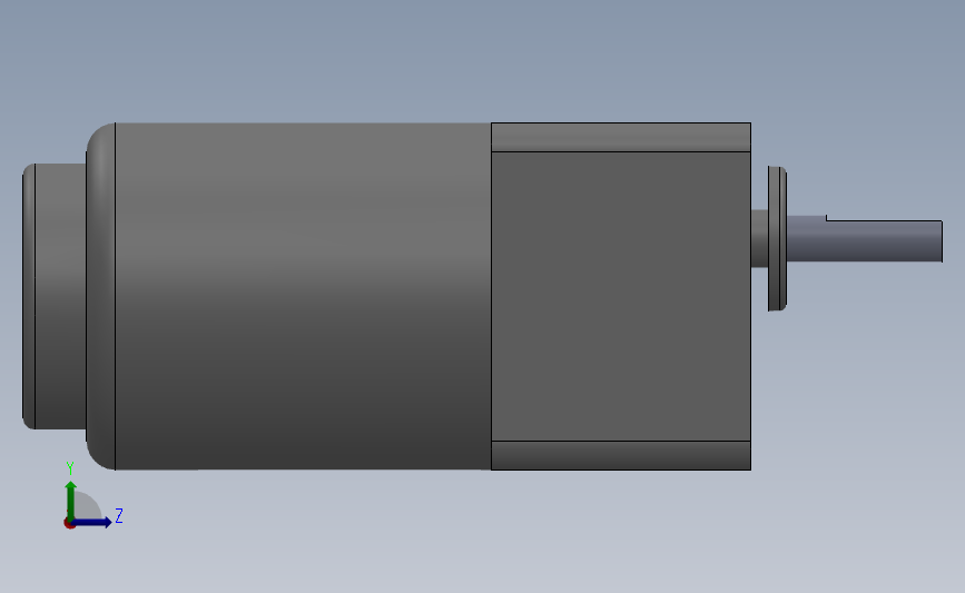 普通调速电机AC 6W马达_SOLIDWORKS 2011_模型图纸下载 – 懒石网