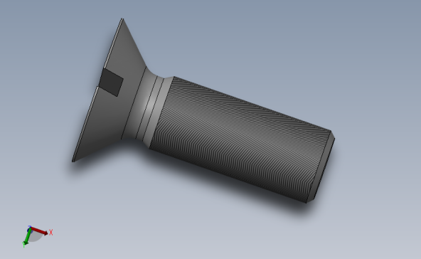 开槽沉头螺钉M8X25