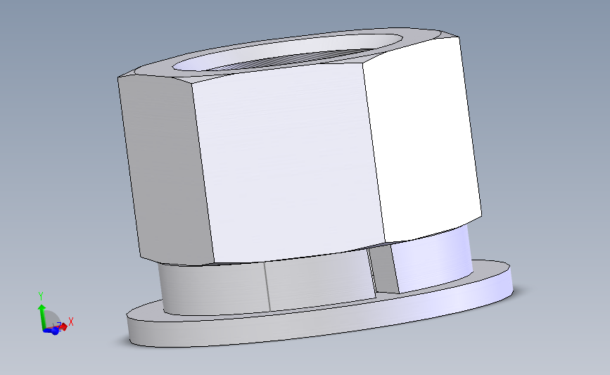六角螺母细牙组件M16x1.5