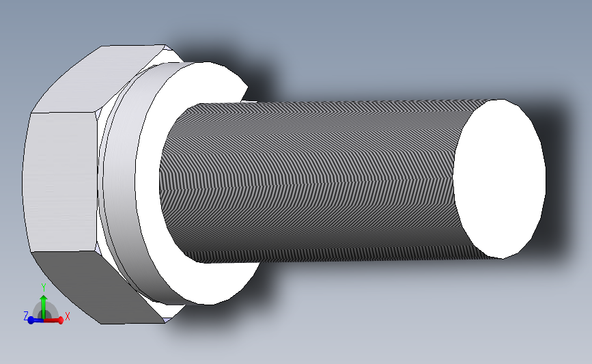 六角螺栓弹垫组件M12X30