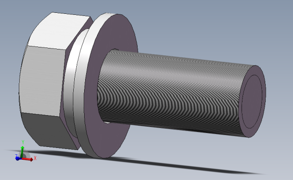 六角螺栓组件M10X25