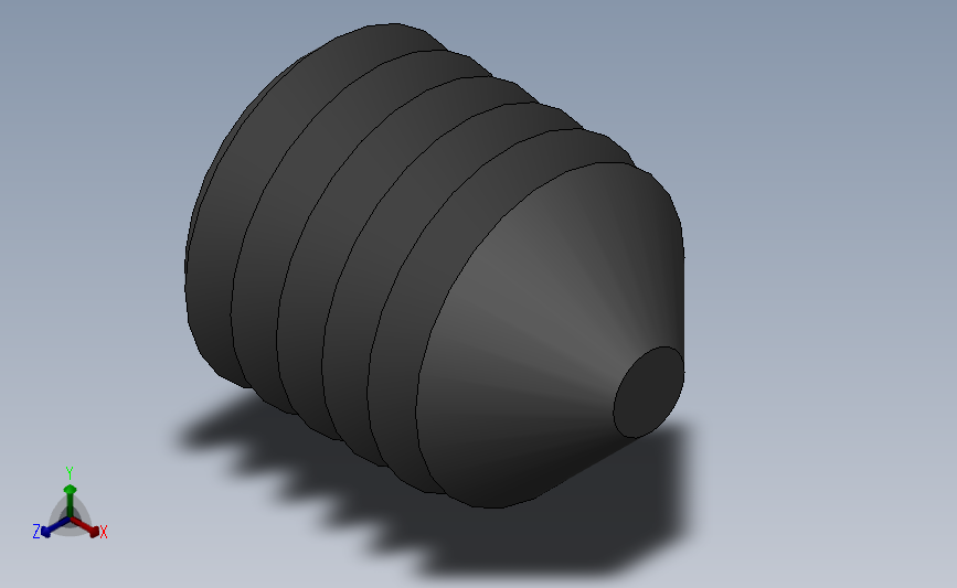 内六角锥端紧定螺钉M5×6