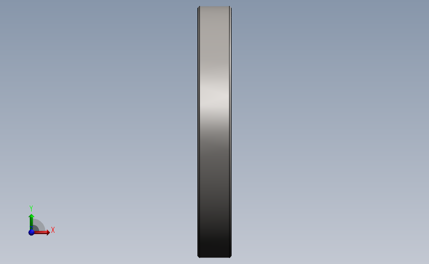 深沟球轴承16009-2RZ 左侧视图
