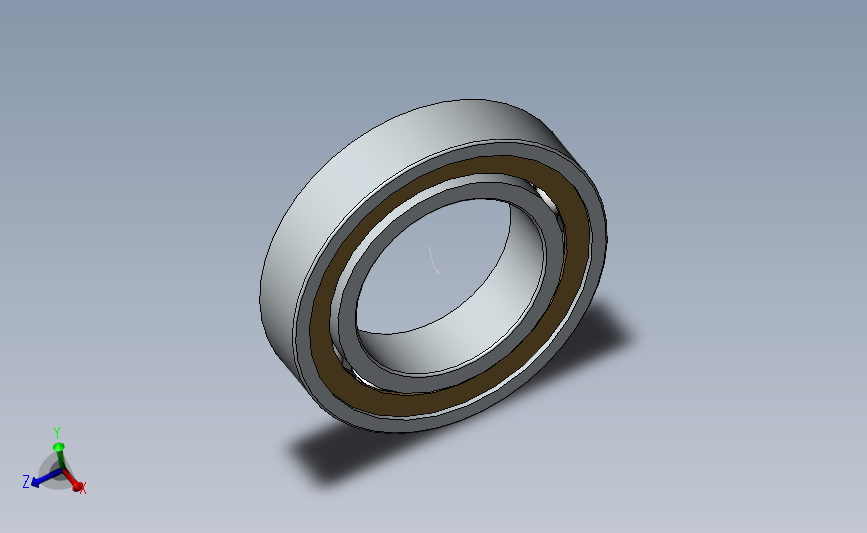 深沟球轴承61905-2RZ_SOLIDWORKS 2009_模型图纸下载 – 懒石网