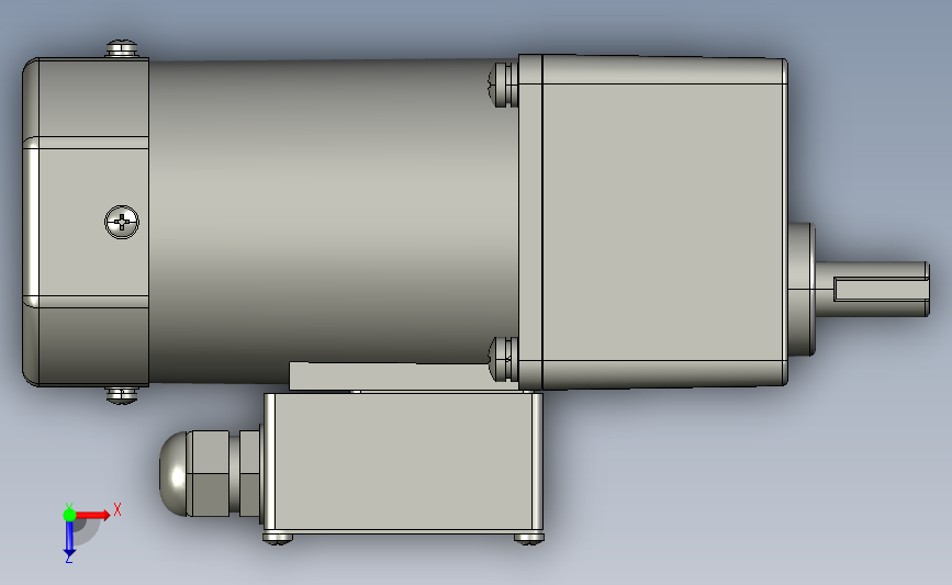 力矩电机5TK40GU-CFT 5GU3KB~200KB 俯视图