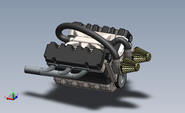 V6发动机模型SW