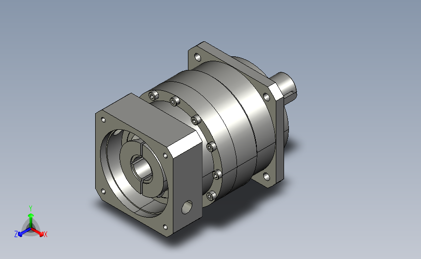 精密减速机HVRB090-L1(750W)外形图(19-47-70-90-M5)