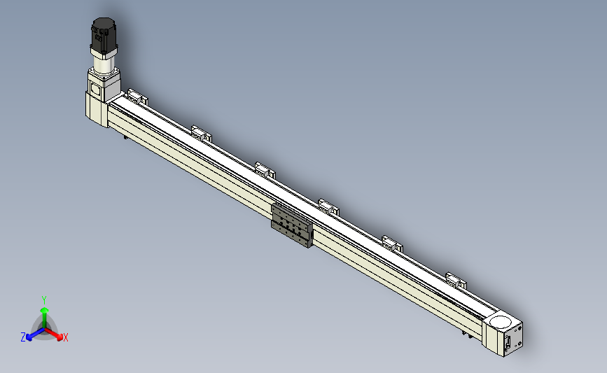 欧规皮带滑台模组AIMT-112-1800-LB-D-PF80-M750W-O-S3 (含压块)和垫块）