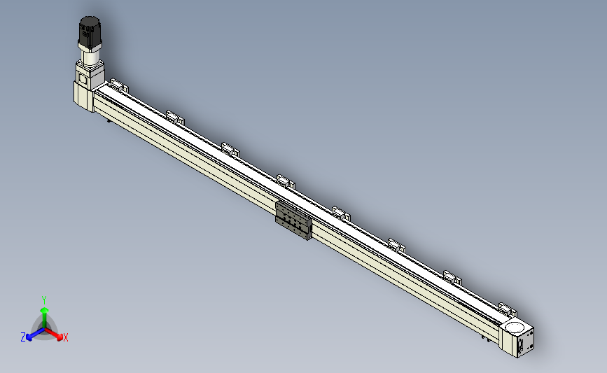 欧规皮带滑台模组AIMT-112-2300-LB-D-PF80-M750W-O-S3(含压块)和垫块）