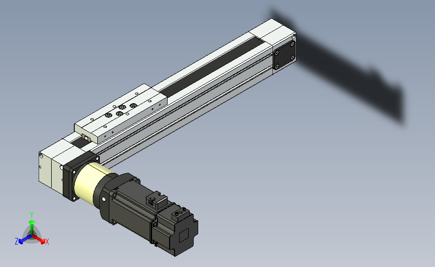 欧规皮带滑台模组M55-200-R-D-K3-M400W-N-S3