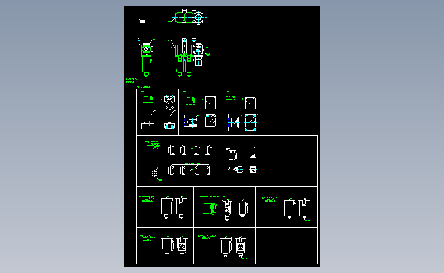 CKD三联件c2030_AutoCAD_模型图纸下载 – 懒石网
